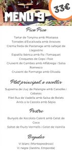Restaurantes 7 Menú para despedidas en Playa de aro
