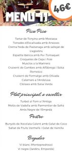 Restaurantes 9 menus para grupos