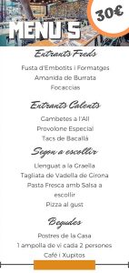Restaurantes 3 Platja d'Aro | Menú para grupos